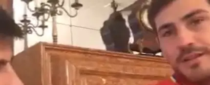 Iker Casillas, en el último Periscope de Gerard Piqué Iker Casillas, en el último Periscope de Gerard Piqué