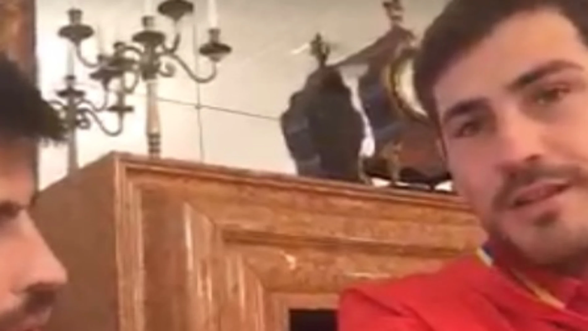 Iker Casillas, en el último Periscope de Gerard Piqué Iker Casillas, en el último Periscope de Gerard Piqué