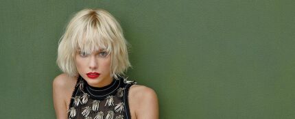 Taylor Swift estrenando nuevo look para Vogue