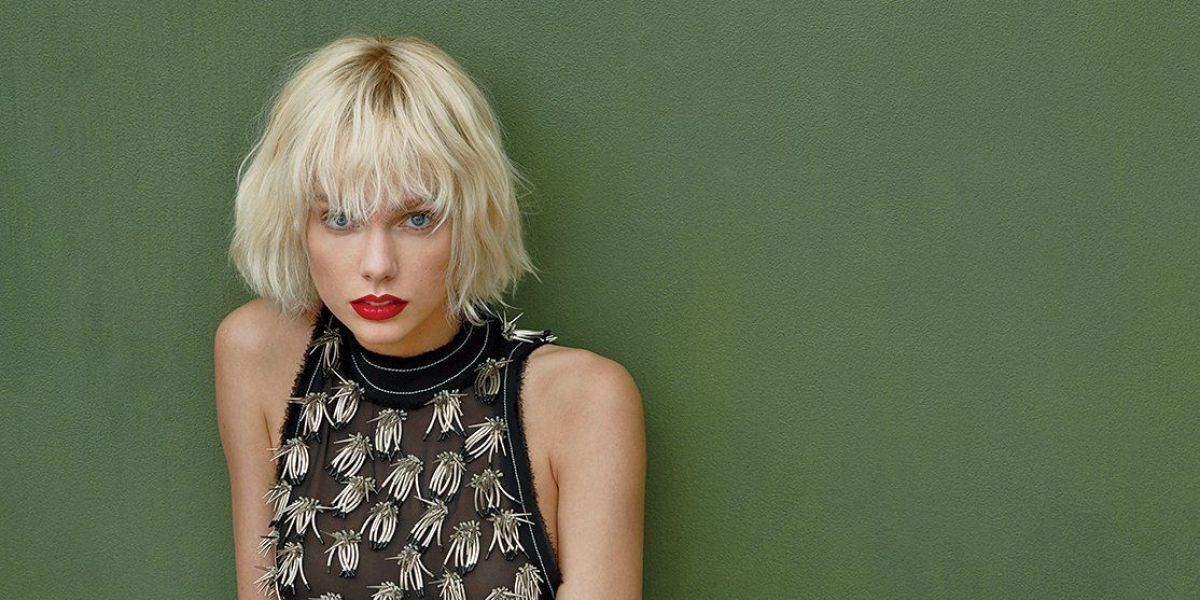 Taylor Swift estrenando nuevo look para Vogue