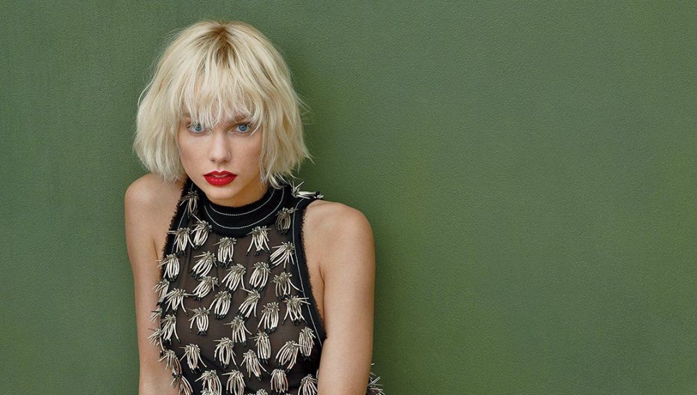 Taylor Swift estrenando nuevo look para Vogue
