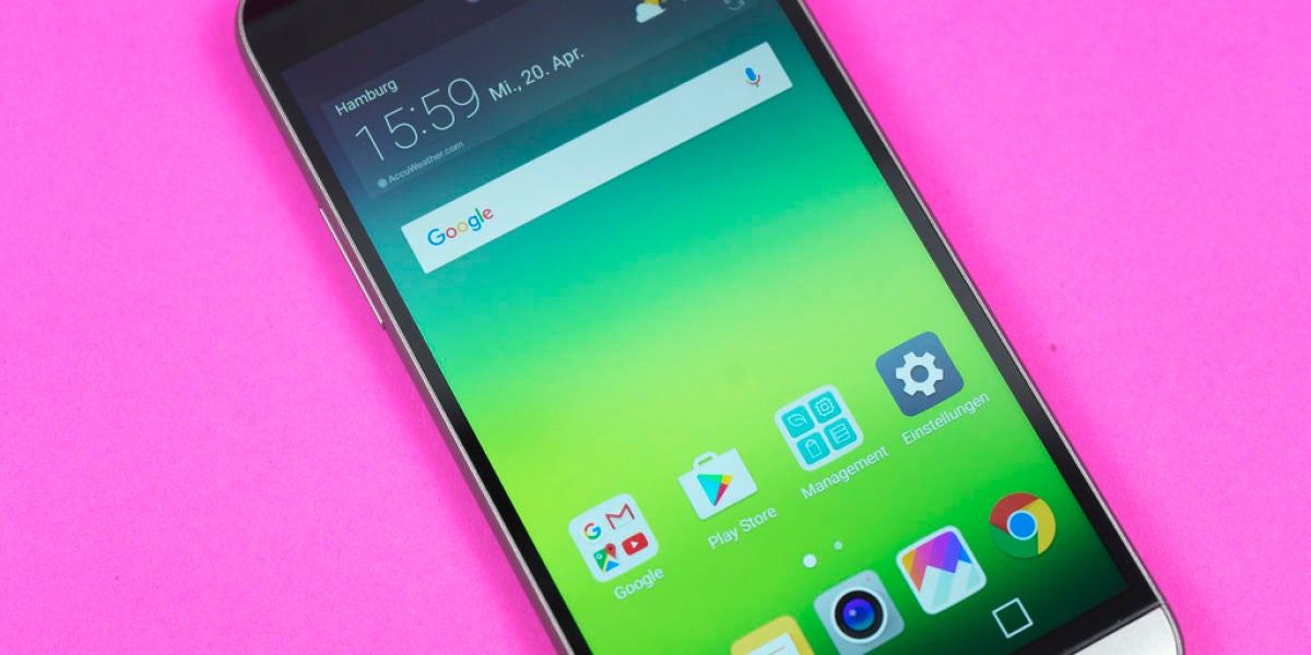 Un teléfono móvil con Android