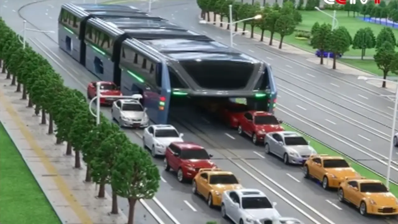 China presenta su autobús del futuro China presenta su autobús del futuro