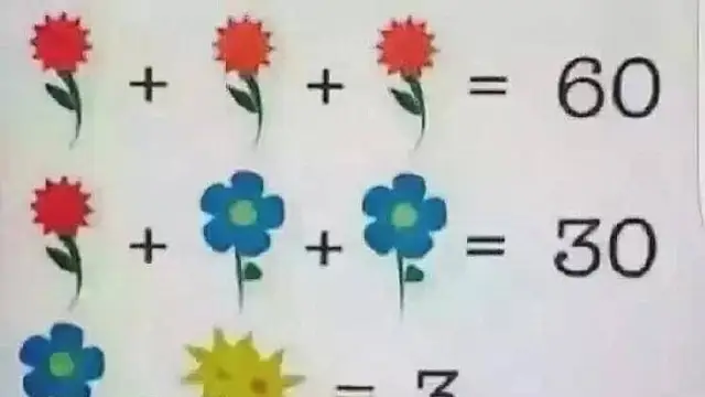 El reto matemático con flores