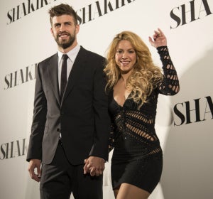 Shakira, con Piqué Shakira, con Piqué