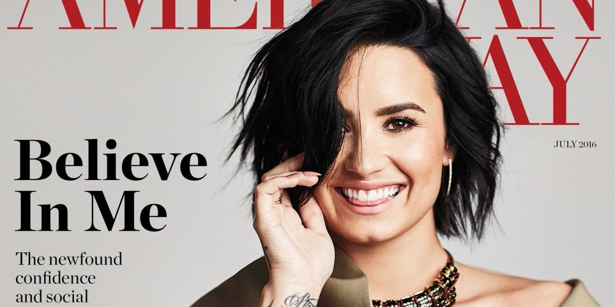 Demi Lovato habla de sus adicciones en la revista American Way