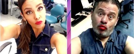 Miki Nadal imita los selfies de Cristina Pedroche