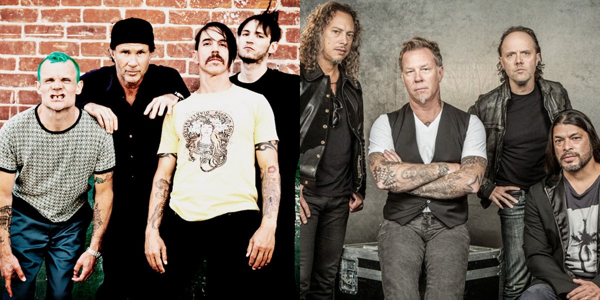 Condunden a Red Hot Chili Peppers con Metallica