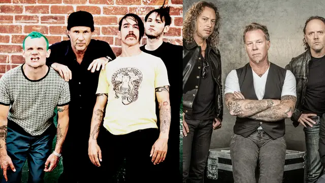 Condunden a Red Hot Chili Peppers con Metallica