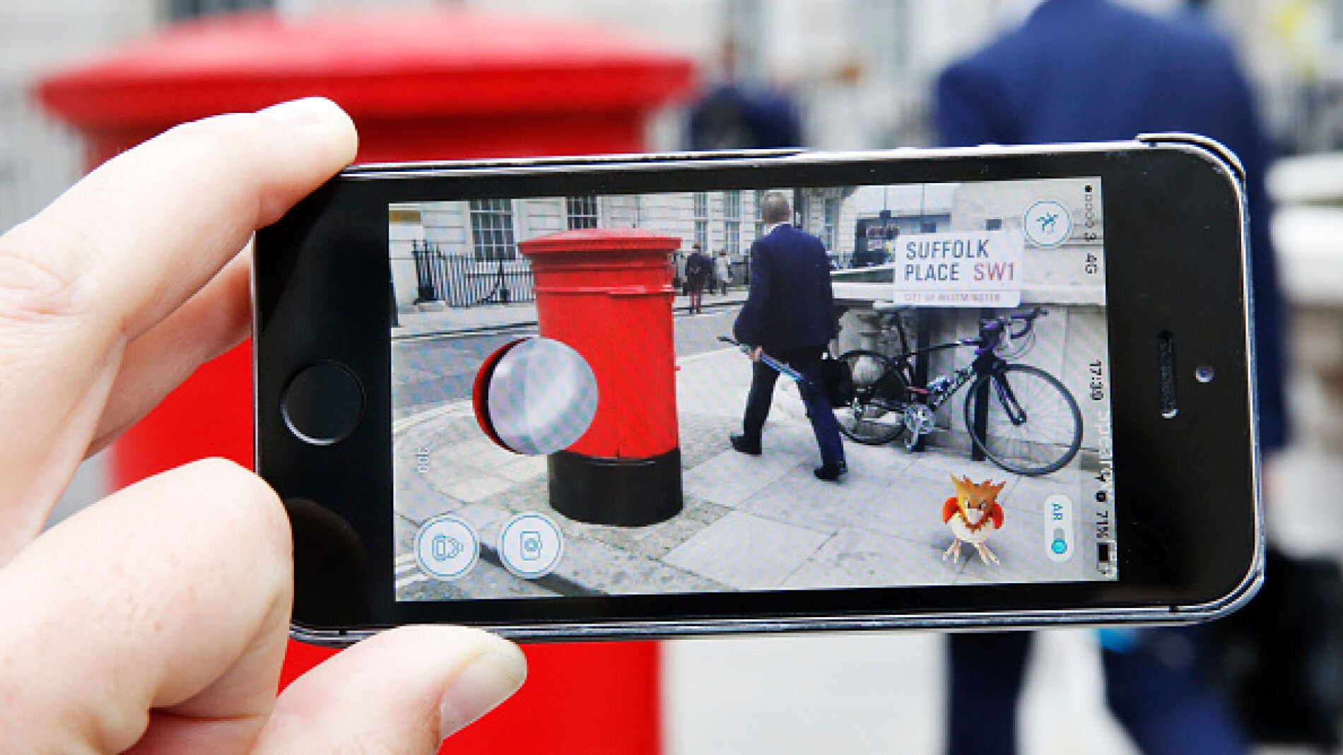 Imagen de la app Pokémon Go
