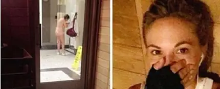 La fotografía que publicó la modelo. La fotografía que publicó la modelo.