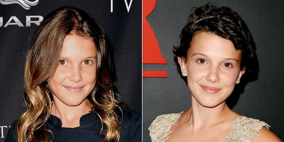 Millie Bobby Brown, Eleven en 'Stranger Things' antes y después de su transformación