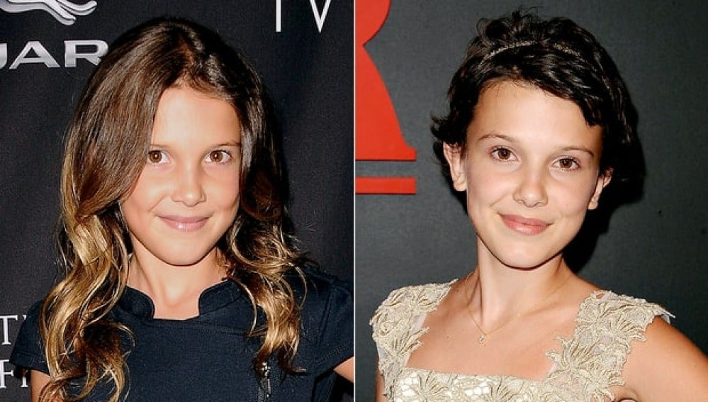 Millie Bobby Brown, Eleven en 'Stranger Things' antes y después de su transformación