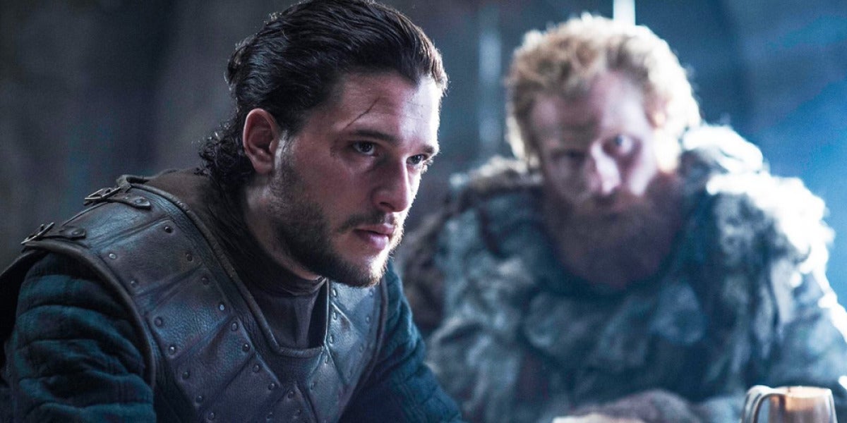 Jon Snow en una imagen de la serie