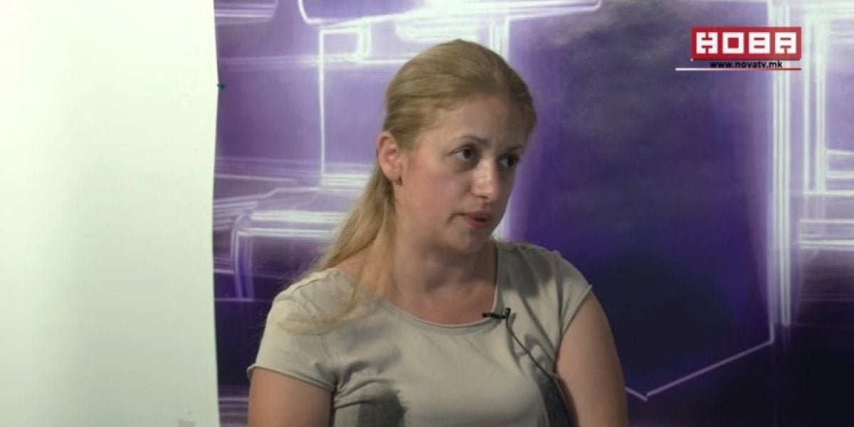 Jasminka Velkovska denunciando públicamente la negligencia médica