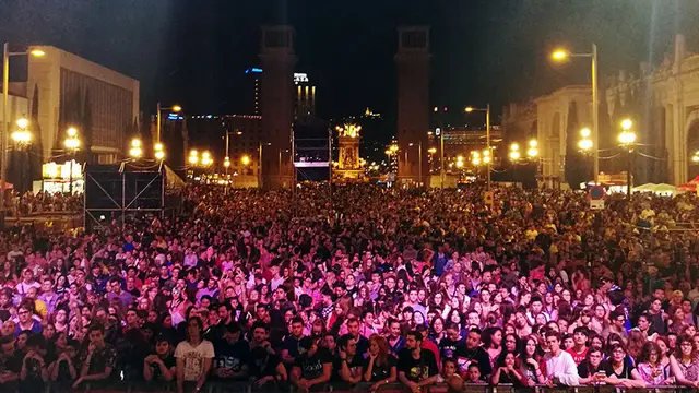 Escenario Europa FM en La Mercè
