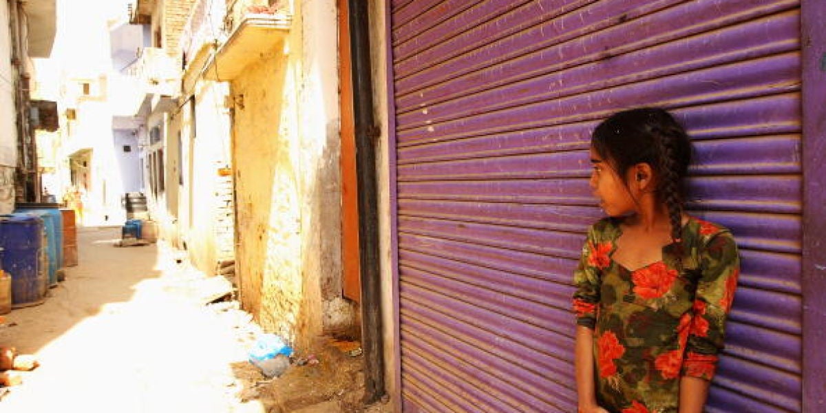 Una niña de la India
