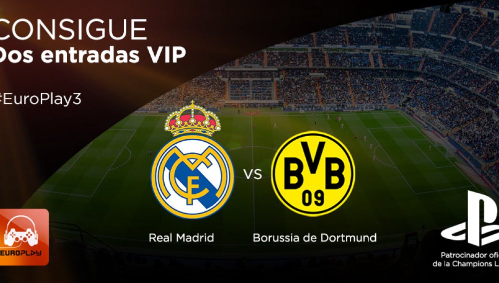 Consigue 2 entradas VIP para el partido Real Madrid-Borussia de Dortmund