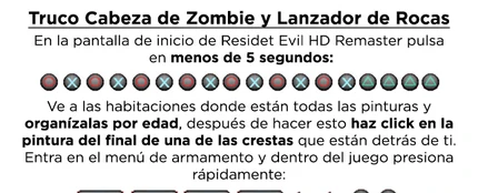 Truco Cabeza de Zombie y Lanzador de Rocas Truco Cabeza de Zombie y Lanzador de Rocas