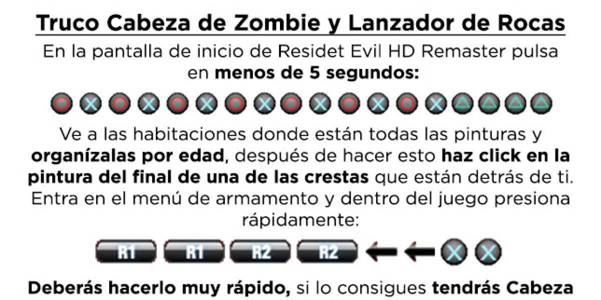Truco Cabeza de Zombie y Lanzador de Rocas