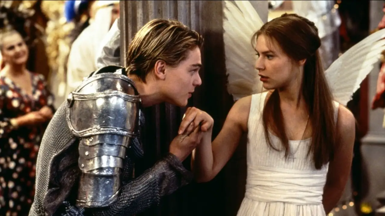 Leonardo DiCaprio y Claire Danes en 'Romeo + Julieta' Leonardo DiCaprio y Claire Danes en 'Romeo + Julieta'