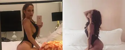 Lea Michele imita el selfie más sexy de Jennifer Lopez Lea Michele imita el selfie más sexy de Jennifer Lopez