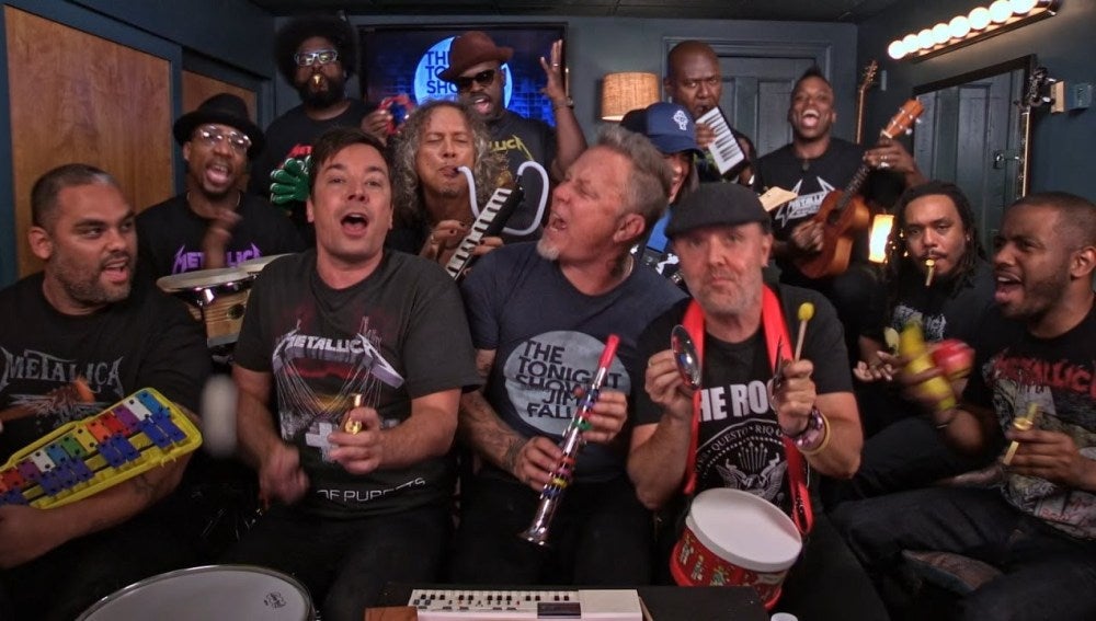Metallica en 'The Tonight Show Starring Jimmy Fallon'