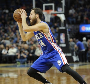 Sergio Rodríguez, con los Sixers Sergio Rodríguez, con los Sixers