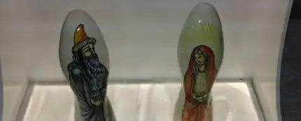 El belén de dildos del 'sex shop' de Talavera. El belén de dildos del 'sex shop' de Talavera.