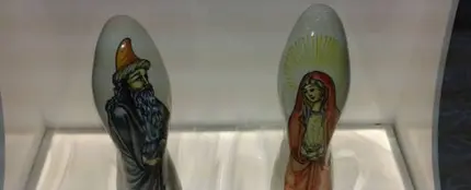El belén de dildos del 'sex shop' de Talavera. El belén de dildos del 'sex shop' de Talavera.