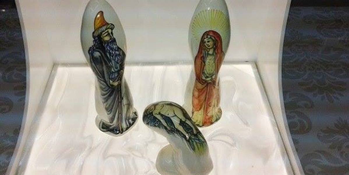 Belén de dildos en Talavera de la Reina