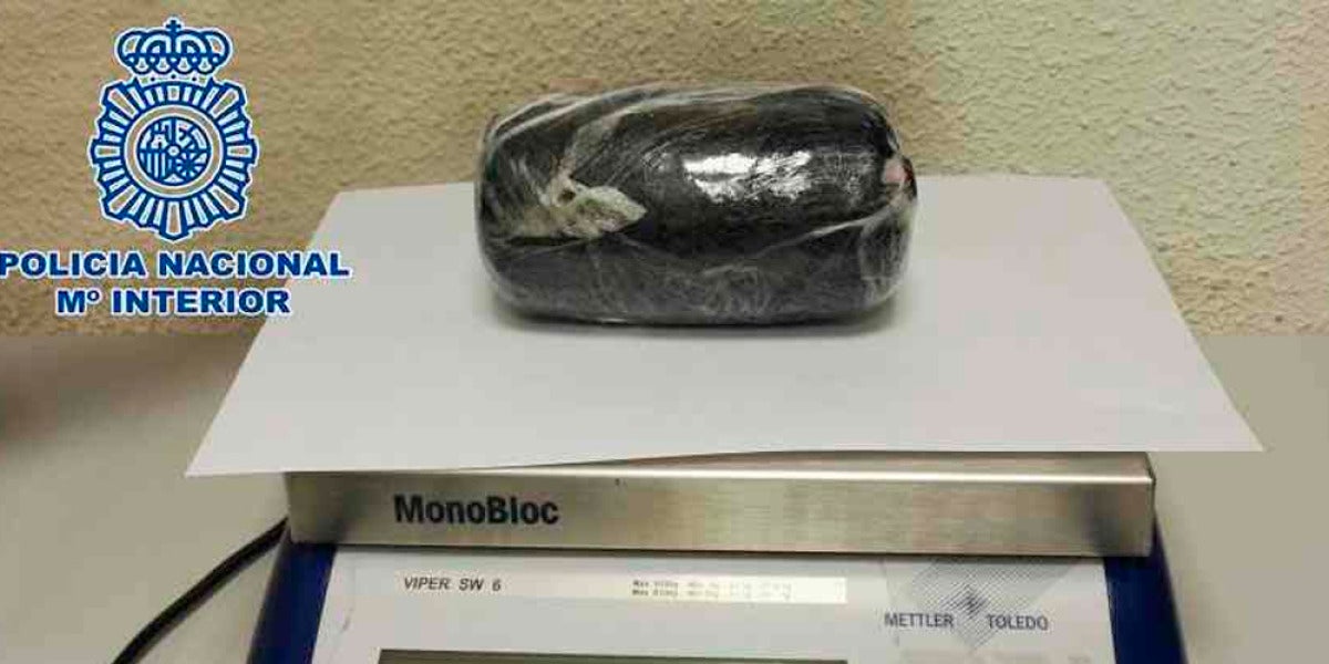 Droga incautada en el aeropuerto de Barajas