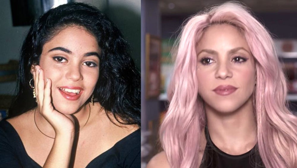 El cambio físico de Shakira a través de los años