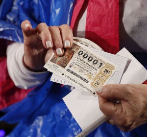 Décimo del Sorteo Extraordinario de la Lotería de Navidad con el número 00001 Décimo del Sorteo Extraordinario de la Lotería de Navidad con el número 00001