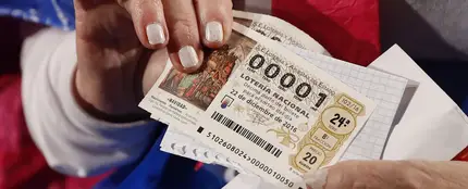 Décimo del Sorteo Extraordinario de la Lotería de Navidad con el número 00001 Décimo del Sorteo Extraordinario de la Lotería de Navidad con el número 00001