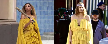 James Franco vestido como Beyoncé en el vídeo de 'Hold Up' James Franco vestido como Beyoncé en el vídeo de 'Hold Up'