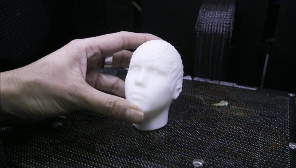 La cabeza de Justin Bieber impresa en 3D