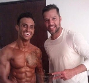 Ricky Martin posa junto a su hermano Eric Martin Ricky Martin posa junto a su hermano Eric Martin