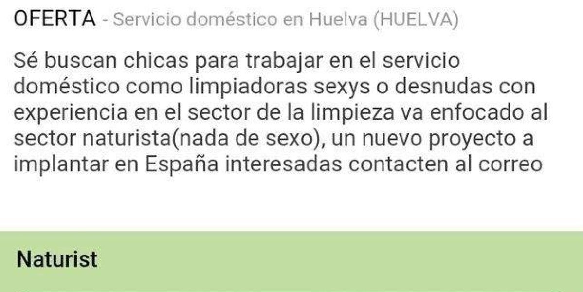 La oferta de trabajo de servicio doméstico