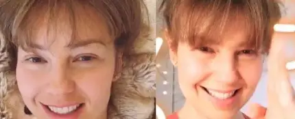Thalía sin maquillaje Thalía sin maquillaje