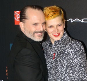 Miguel Bosé posa junto a su sobrina, Bimba Bosé Miguel Bosé posa junto a su sobrina, Bimba Bosé