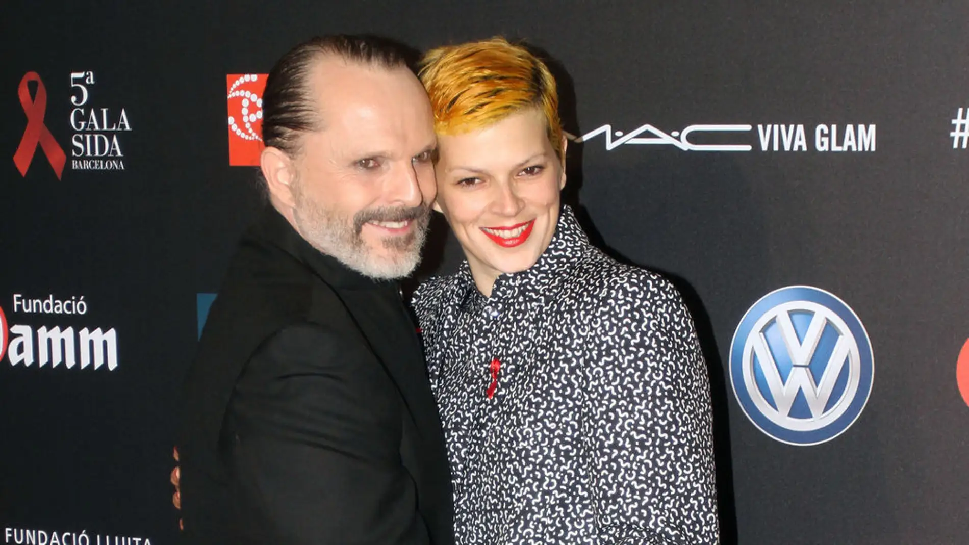 Miguel Bosé posa junto a su sobrina, Bimba Bosé Miguel Bosé posa junto a su sobrina, Bimba Bosé