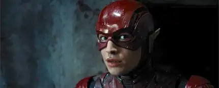 Ezra Miller interpretando a Flash en 'La Liga de la Justicia' Ezra Miller interpretando a Flash en 'La Liga de la Justicia'