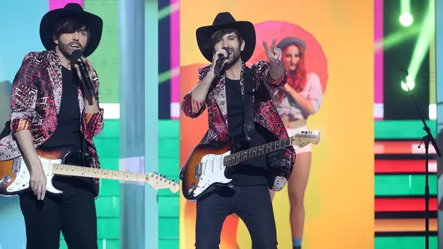 David Guapo y David Otero en 'Tu cara me suena' super
