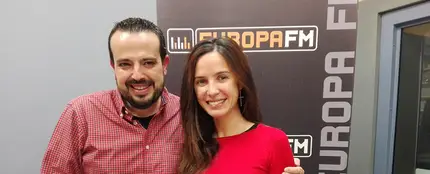 Paula Prendes con Kiko Béjar de Europlay Paula Prendes con Kiko Béjar de Europlay