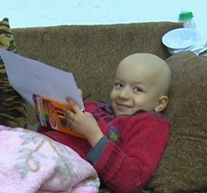 Mohammed, niño sirio enfermo de cáncer Mohammed, niño sirio enfermo de cáncer