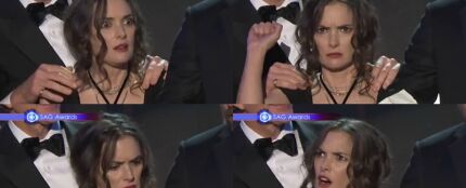 Las caras de Winona Ryder en los Premios SAG