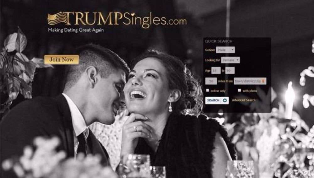 Trump Singles, el Tinder exclusivo para seguidores de Trump
