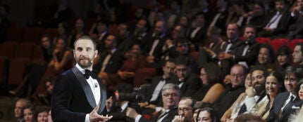 Dani Rovira durante los Goya 2017 Dani Rovira durante los Goya 2017