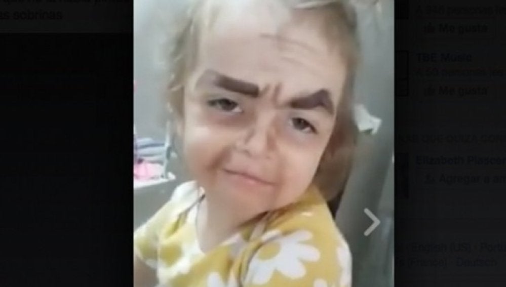 Esta niña y su "maquillaje de princesa" conquistan las redes  